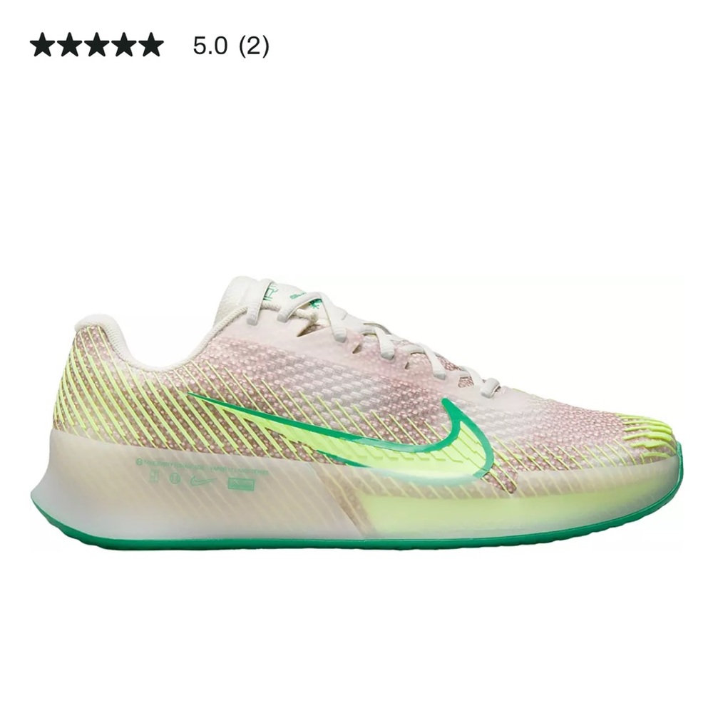 Nike Neon Green court air zoom vapor 11
